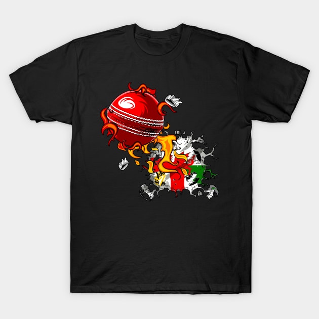 England And Wales cricket T-Shirt by soufyane